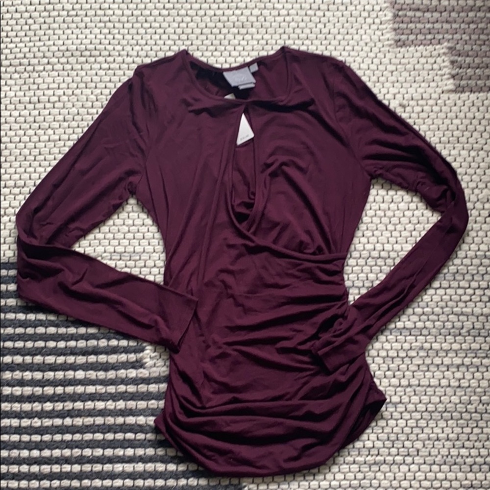 NWT ANTHROPOLOGIE Long Sleeve Tee S